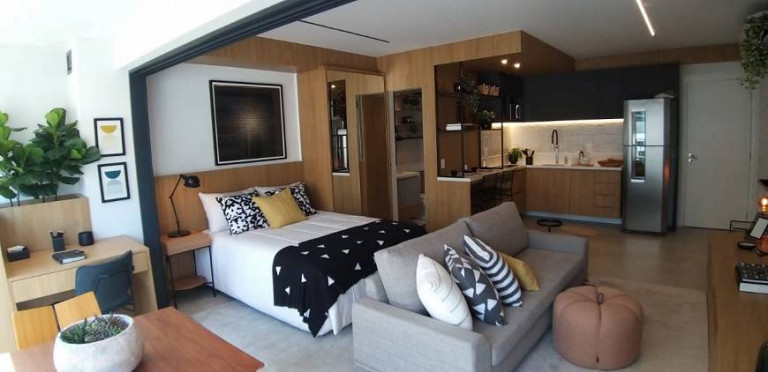 Imagem Apartamento com 1 Quarto à Venda, em Bela Vista - São Paulo Imagem Apartamento com 1 Quarto à Venda, em Bela Vista - São Paulo