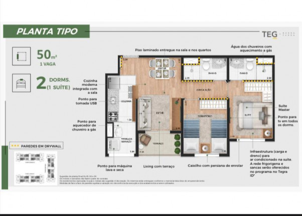 Imagem Apartamento com 2 Quartos à Venda,  em Parque Residencial da Lapa - São Paulo