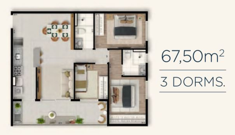 Imagem Apartamento com 3 Quartos à Venda,  em Centro - Diadema