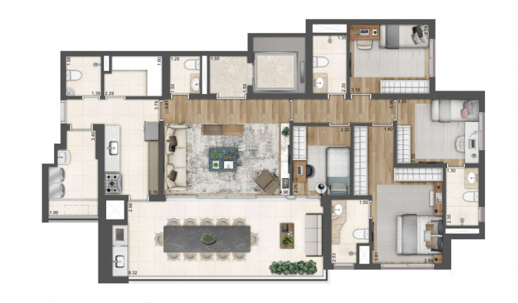 Imagem Apartamento com 3 Quartos à Venda, 123 m² em Jardim Aurélia - São Paulo Imagem Apartamento com 3 Quartos à Venda, 123 m² em Jardim Aurélia - São Paulo