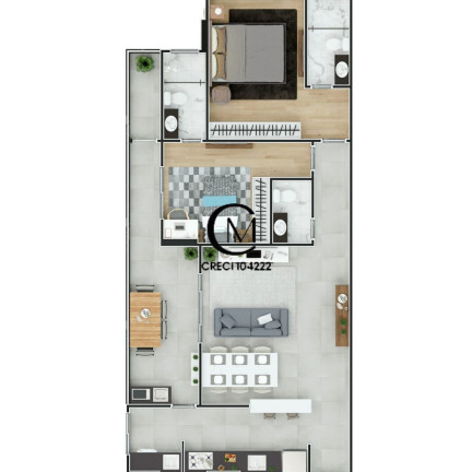 Imagem Apartamento com 2 Quartos à Venda, 95 m² em Canto do Forte - Praia Grande