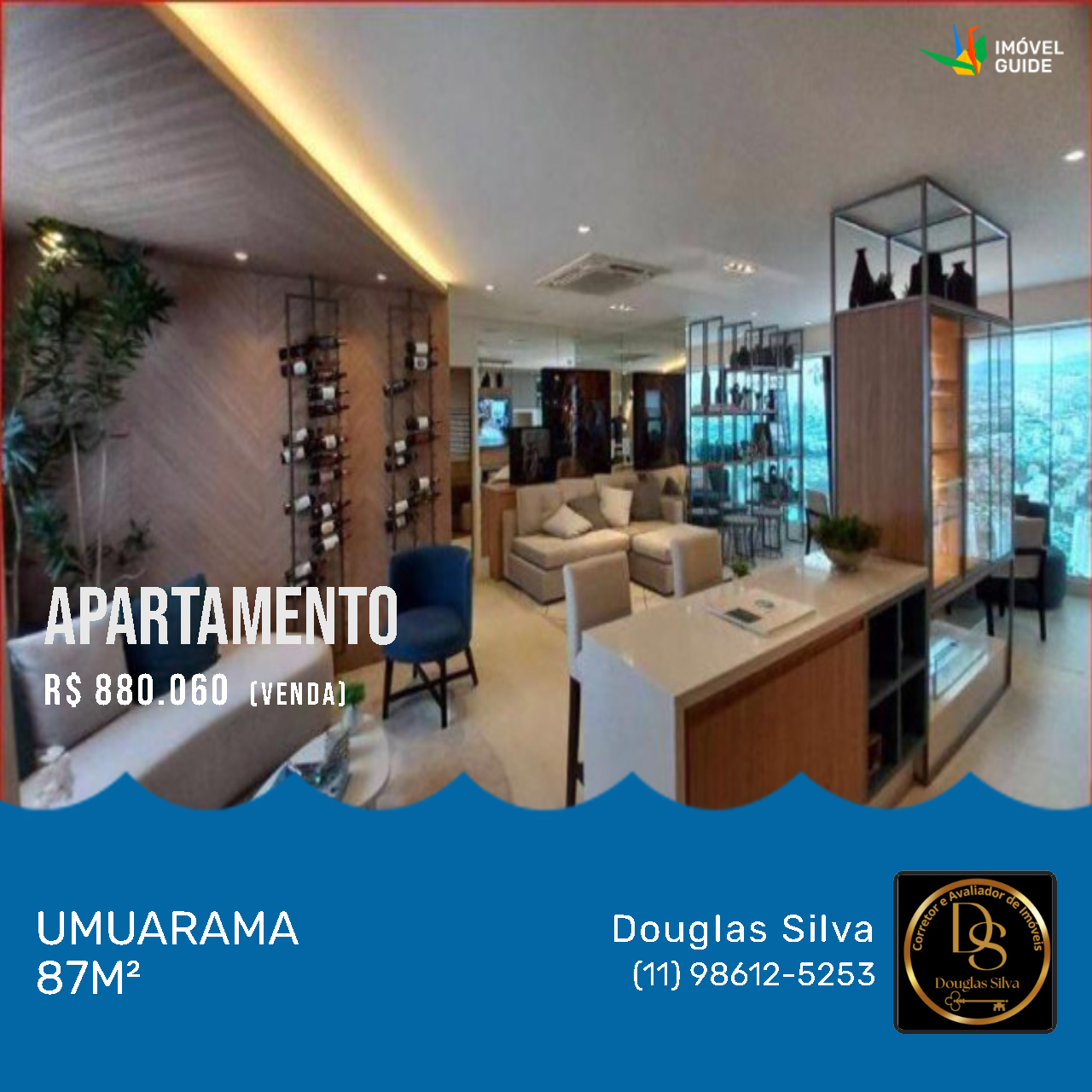 Imagem Apartamento com 3 Quartos à Venda, 87 m² em Umuarama - Osasco