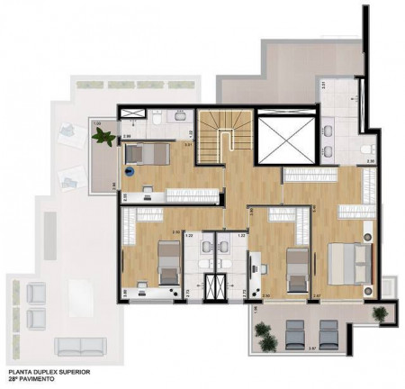 Imagem Apartamento com 3 Quartos à Venda, 153 m² em Jardim - Santo André