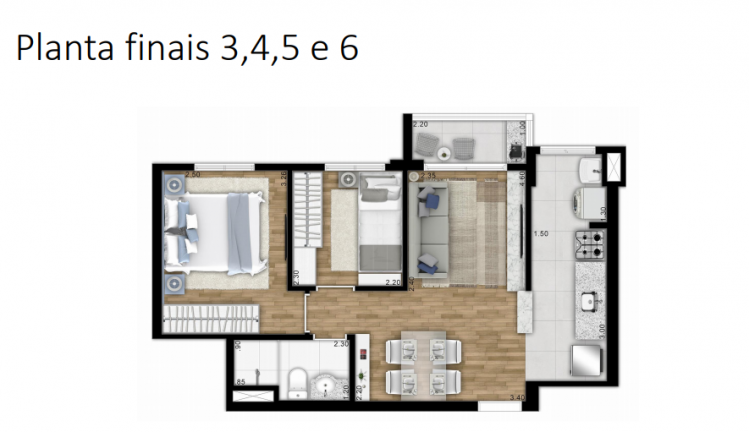 Imagem Apartamento com 2 Quartos à Venda, 48 m² em Vila Galvão - Guarulhos