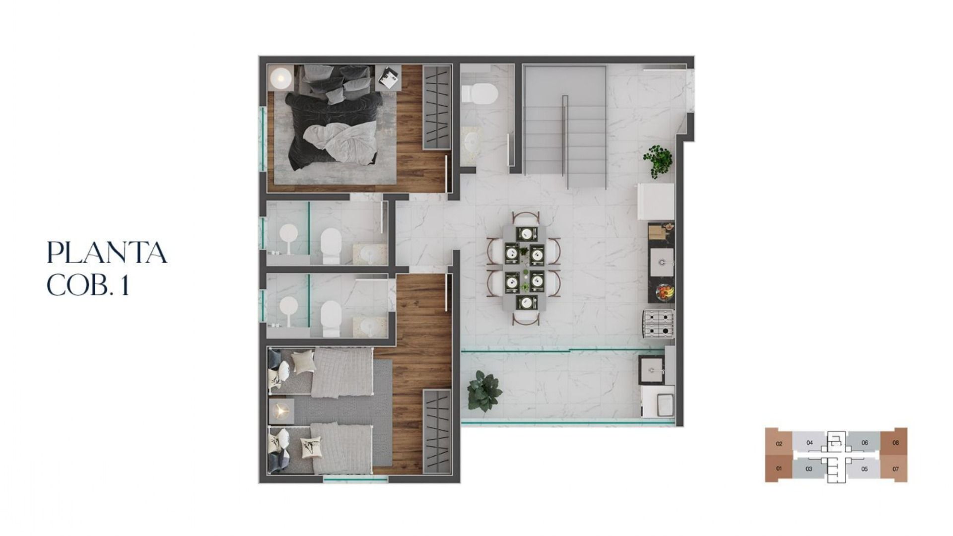 Imagem Apartamento com 2 Quartos à Venda, 56 m² em Boa Vista - Juiz de Fora Imagem Apartamento com 2 Quartos à Venda, 56 m² em Boa Vista - Juiz de Fora