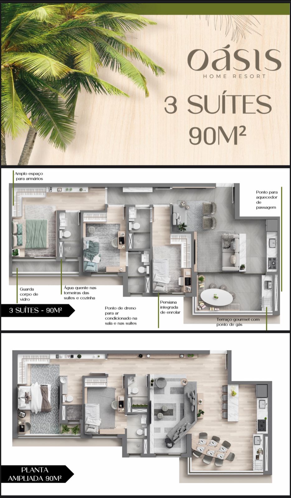 Imagem Apartamento com 2 Quartos à Venda, 75 m²em Alphagran Alphaville - Barueri