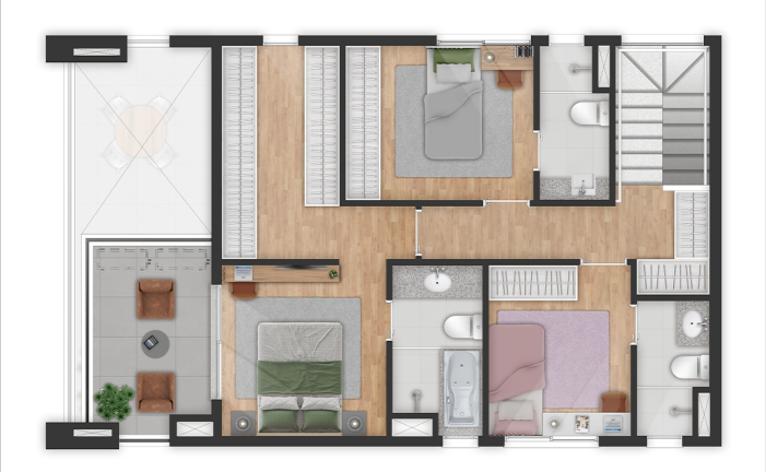 Imagem Apartamento com 3 Quartos à Venda, 91 m² em Jardim das Acácias - São Paulo
