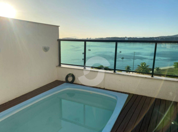 Imagem Cobertura com 3 Quartos à Venda, 200 m² em Charitas - Niterói