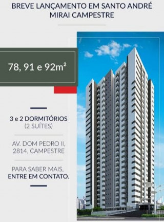 Imagem Apartamento com 3 Quartos à Venda, 92 m² em Campestre - Santo André Imagem Apartamento com 3 Quartos à Venda, 92 m² em Campestre - Santo André