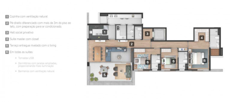 Imagem Apartamento com 3 Quartos à Venda, 161 m² em Brooklin Paulista - São Paulo