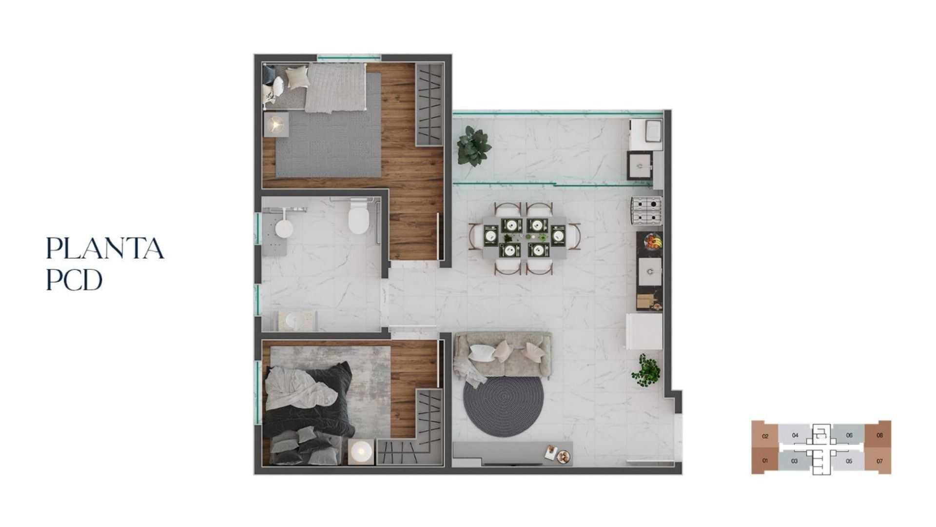 Imagem Apartamento com 2 Quartos à Venda, 56 m² em Boa Vista - Juiz de Fora Imagem Apartamento com 2 Quartos à Venda, 56 m² em Boa Vista - Juiz de Fora