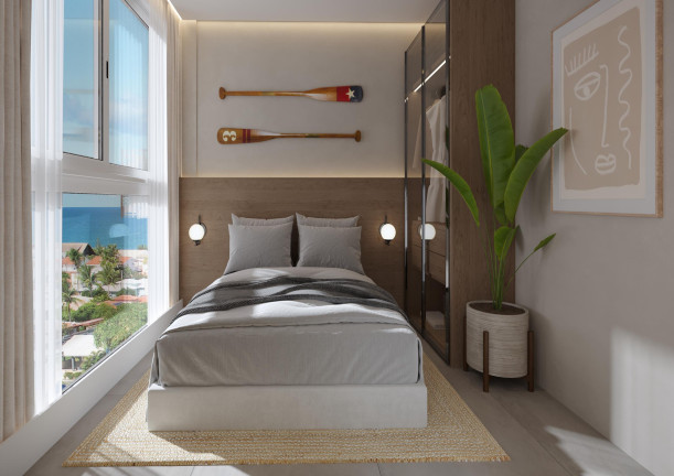 Imagem Apartamento com 1 Quarto à Venda, 19 m² em Praia do Cupe - Ipojuca