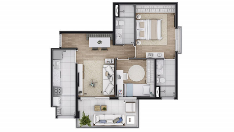 Imagem Apartamento com 2 Quartos à Venda, 64 m² em Vila Guarani (Z Sul) - São Paulo Imagem Apartamento com 2 Quartos à Venda, 64 m² em Vila Guarani (Z Sul) - São Paulo