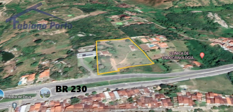 Imagem Terreno à Venda, 10.200 m² em Santa Terezinha - Campina Grande