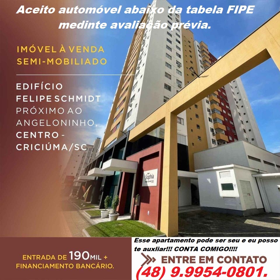 Imagem Apartamento com 3 Quartos à Venda, 83 m²em Centro - Criciúma Imagem Apartamento com 3 Quartos à Venda, 83 m²em Centro - Criciúma