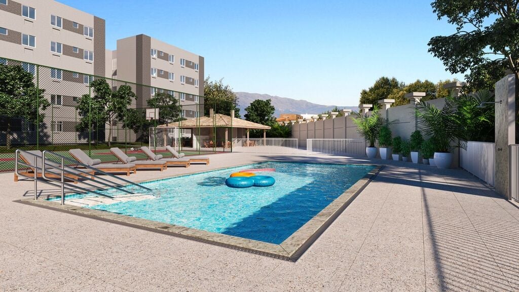 Apartamento com 2 Quartos à Venda, 43 m²em Santa Cruz - Rio de Janeiro