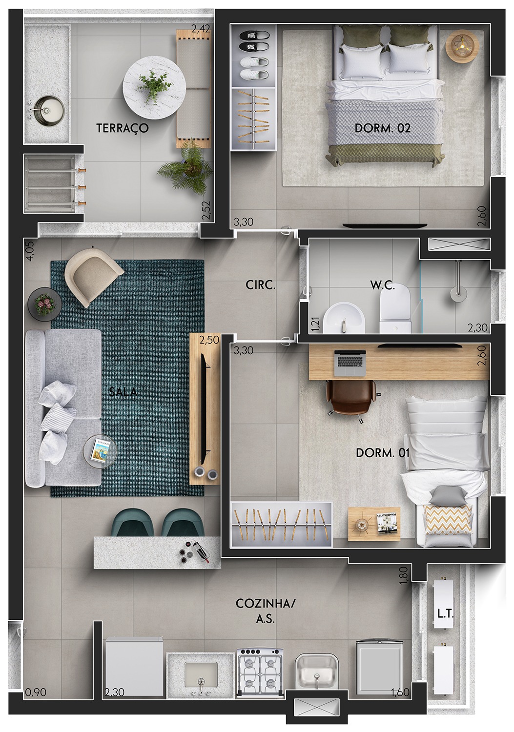 Imagem Apartamento com 1 Quarto à Venda, 52 m²em Centro - Bertioga