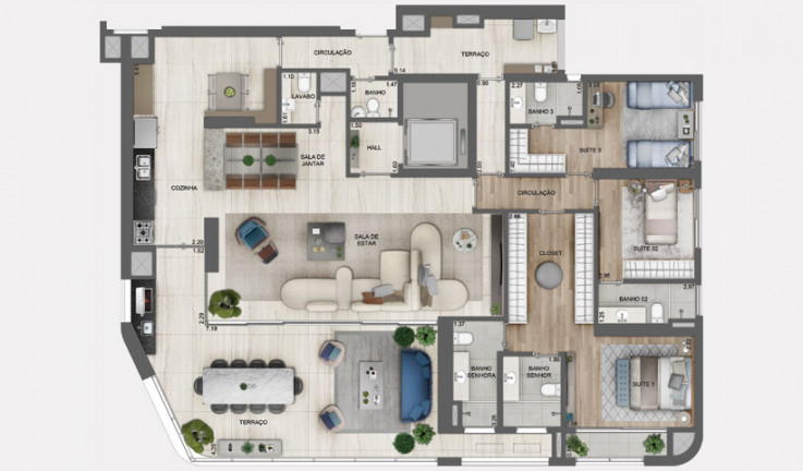 Imagem Apartamento com 4 Quartos à Venda, 227 m² em Chácara Santo Antônio (zona Sul) - São Paulo
