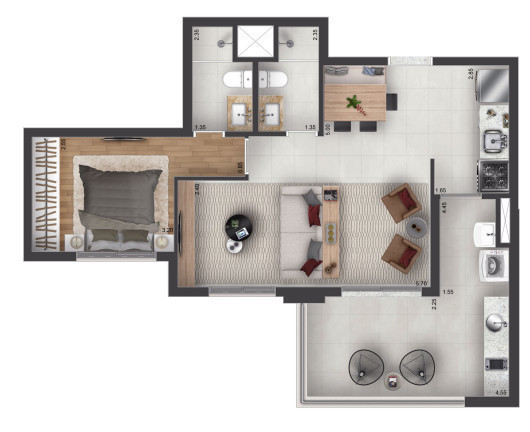 Imagem Apartamento com 4 Quartos à Venda, 156 m² em Butantã - São Paulo