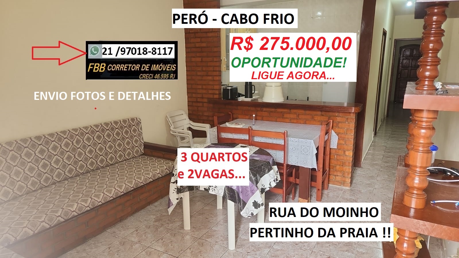 Imagem Casa de Condomínio com 3 Quartos à Venda, 70 m² em Peró - Cabo Frio Imagem Casa de Condomínio com 3 Quartos à Venda, 70 m² em Peró - Cabo Frio