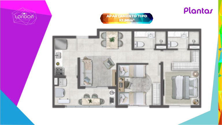 Imagem Apartamento com 2 Quartos à Venda, 54 m² em da Luz - Nova Iguaçu Imagem Apartamento com 2 Quartos à Venda, 54 m² em da Luz - Nova Iguaçu