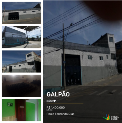 Imagem Galpão à Venda, 800 m² em Jardim Paraíso - Guarulhos