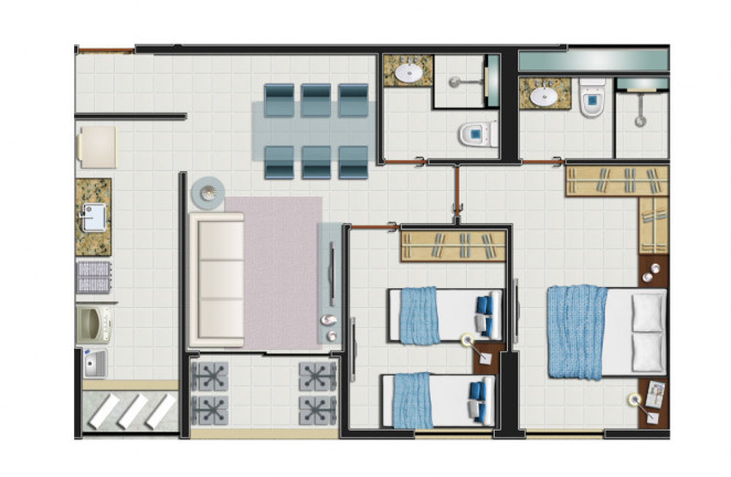 Imagem Apartamento com 3 Quartos à Venda ou Locação, 66 m² em Espinheiro - Recife Imagem Apartamento com 3 Quartos à Venda ou Locação, 66 m² em Espinheiro - Recife