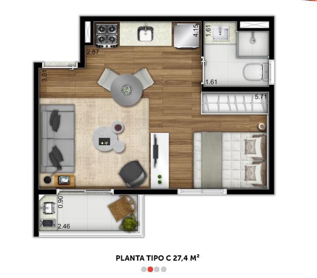 Imagem Kitnet com 1 Quarto à Venda, 27 m² em Sé - São Paulo Imagem Kitnet com 1 Quarto à Venda, 27 m² em Sé - São Paulo