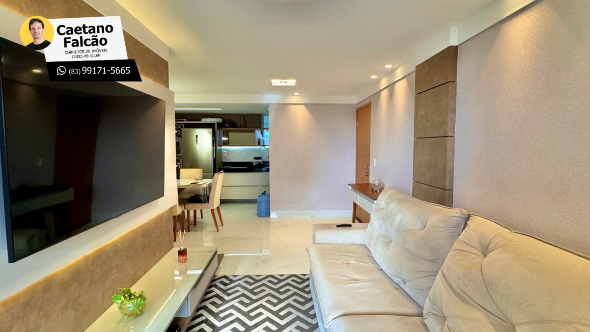 Imagem Apartamento com 3 Quartos à Venda, 160 m²em Bessa - João Pessoa