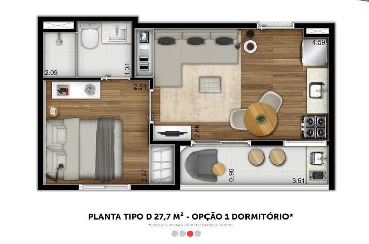 Imagem Kitnet com 1 Quarto à Venda, 27 m² em Sé - São Paulo Imagem Kitnet com 1 Quarto à Venda, 27 m² em Sé - São Paulo