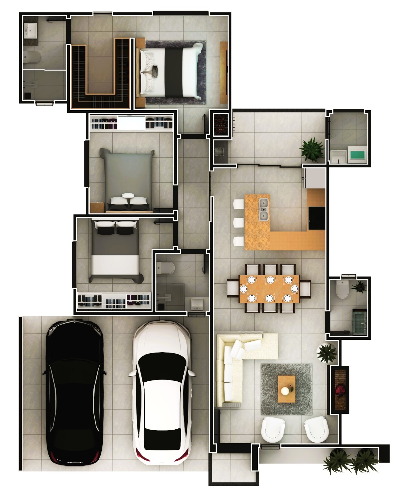 Imagem Casa com 3 Quartos à Venda, 131 m²em Bosque das Figueiras - Passo de Torres