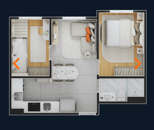 Imagem Apartamento com 2 Quartos à Venda, 44 m² em Caxangá - Suzano Imagem Apartamento com 2 Quartos à Venda, 44 m² em Caxangá - Suzano