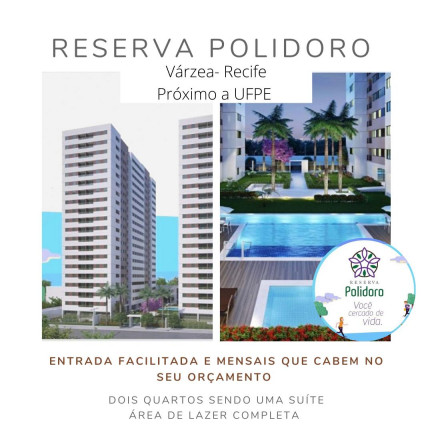 Imagem Apartamento com 2 Quartos à Venda, 53 m² em Várzea - Recife Imagem Apartamento com 2 Quartos à Venda, 53 m² em Várzea - Recife