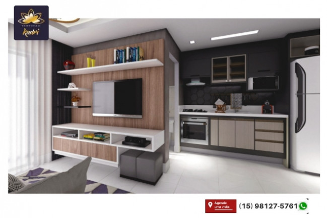 Imagem Apartamento com 2 Quartos à Venda, 59 m² em Wanel Ville - Sorocaba