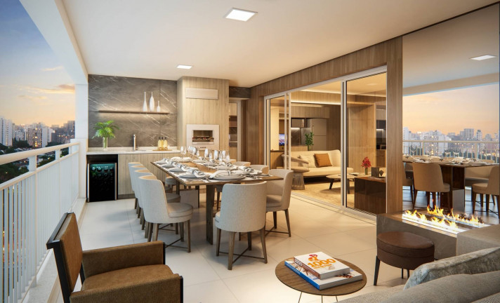 Imagem Apartamento com 4 Quartos à Venda, 136 m² em Vila Anastácio - São Paulo