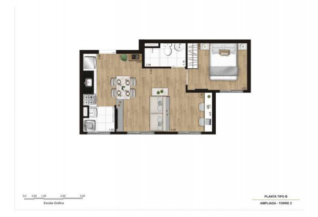 Imagem Apartamento com 2 Quartos à Venda,  em Parque Maria Helena - São Paulo