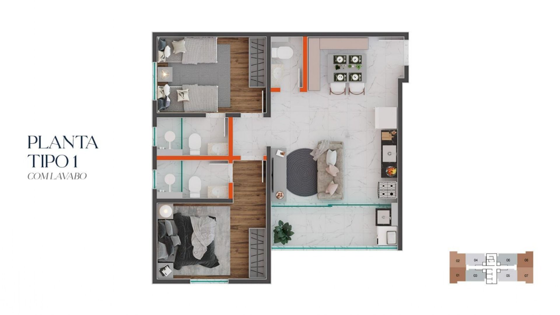 Imagem Apartamento com 2 Quartos à Venda, 56 m² em Boa Vista - Juiz de Fora Imagem Apartamento com 2 Quartos à Venda, 56 m² em Boa Vista - Juiz de Fora