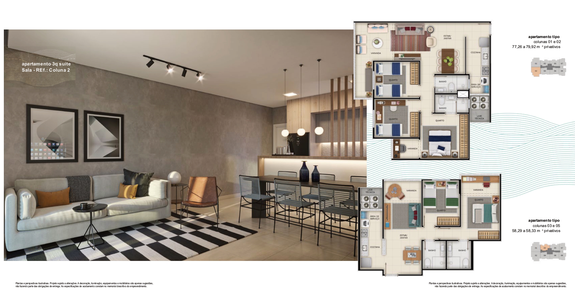 Imagem Apartamento com 2 Quartos à Venda, 51 m² em Praia de Itaparica - Vila Velha Imagem Apartamento com 2 Quartos à Venda, 51 m² em Praia de Itaparica - Vila Velha