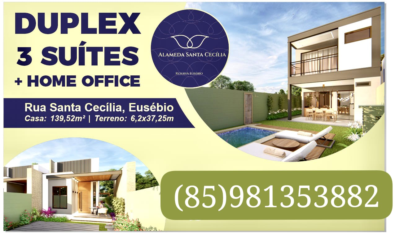 Imagem Casa com 3 Quartos à Venda, 140 m² em Guaribas - Eusébio Imagem Casa com 3 Quartos à Venda, 140 m² em Guaribas - Eusébio