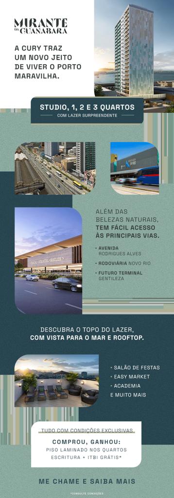 Imagem Apartamento com 3 Quartos à Venda, 65 m²em Santo Cristo - Rio de Janeiro