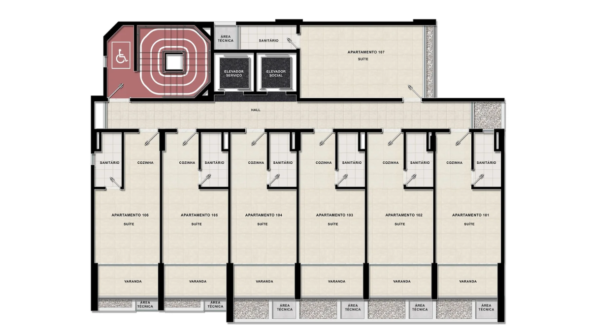 Imagem Studio com 1 Quarto à Venda, 23 m²em Barra - Salvador Imagem Studio com 1 Quarto à Venda, 23 m²em Barra - Salvador