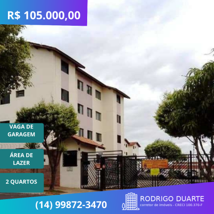 Imagem Apartamento com 2 Quartos à Venda, 46 m² em Vila Carolina - Bauru Imagem Apartamento com 2 Quartos à Venda, 46 m² em Vila Carolina - Bauru