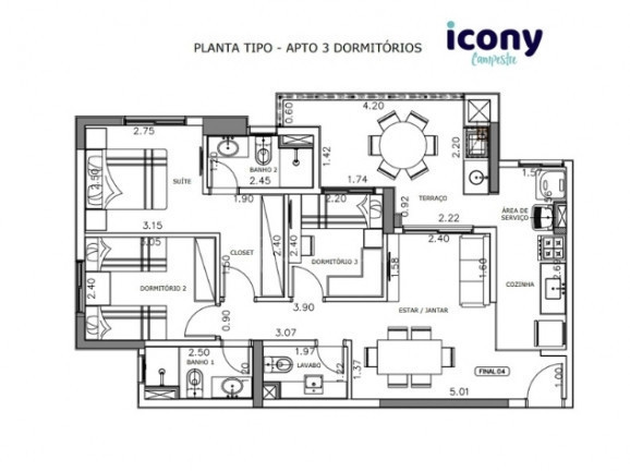 Imagem Apartamento com 3 Quartos à Venda, 75 m² em Campestre - Santo André Imagem Apartamento com 3 Quartos à Venda, 75 m² em Campestre - Santo André
