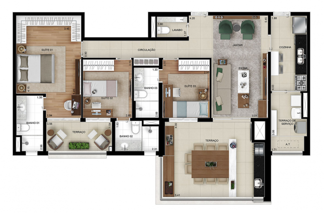 Imagem Apartamento com 4 Quartos à Venda, 159 m² em Mooca - São Paulo Imagem Apartamento com 4 Quartos à Venda, 159 m² em Mooca - São Paulo