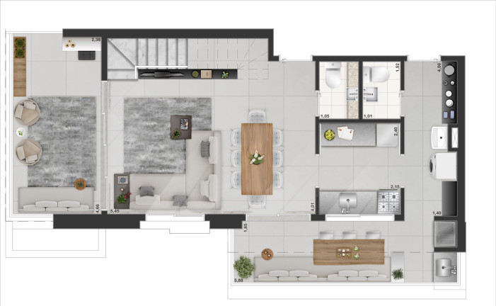 Imagem Apartamento com 2 Quartos à Venda, 52 m² em Indianópolis - São Paulo