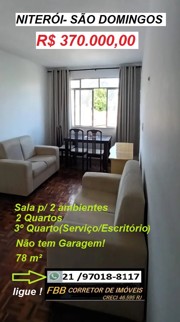 Imagem Apartamento com 2 Quartos à Venda, 78 m² em São Domingos - Niterói Imagem Apartamento com 2 Quartos à Venda, 78 m² em São Domingos - Niterói