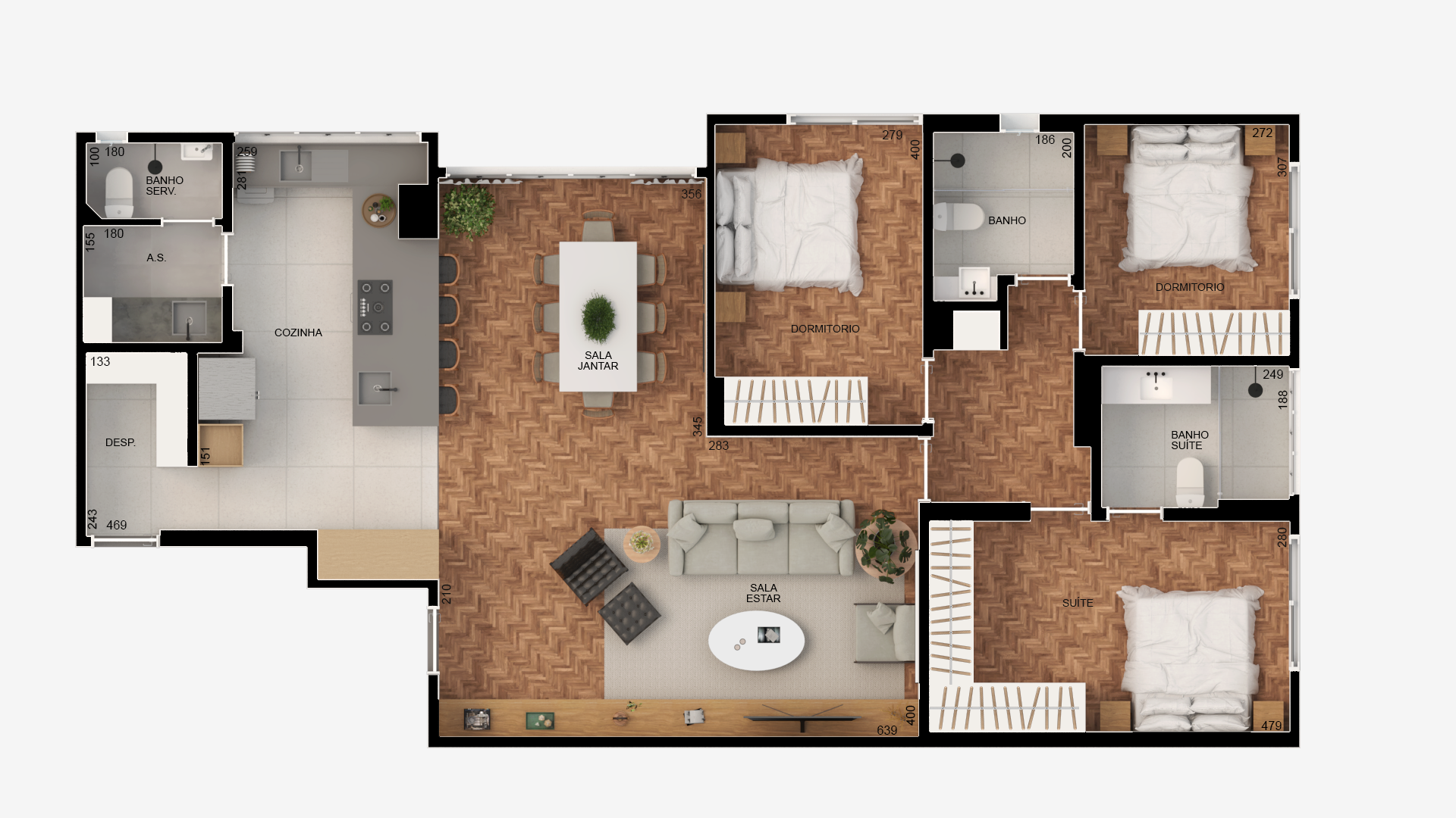 Imagem Apartamento com 3 Quartos à Venda, 122 m²em Santa Cecília - São Paulo
