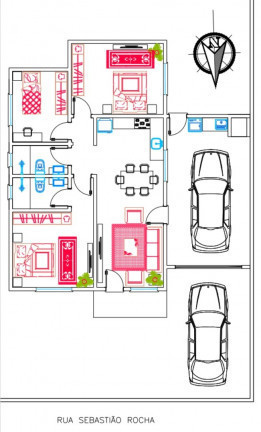 Imagem Casa com 3 Quartos à Venda, 106 m² em Santa Marta - Passo Fundo Imagem Casa com 3 Quartos à Venda, 106 m² em Santa Marta - Passo Fundo