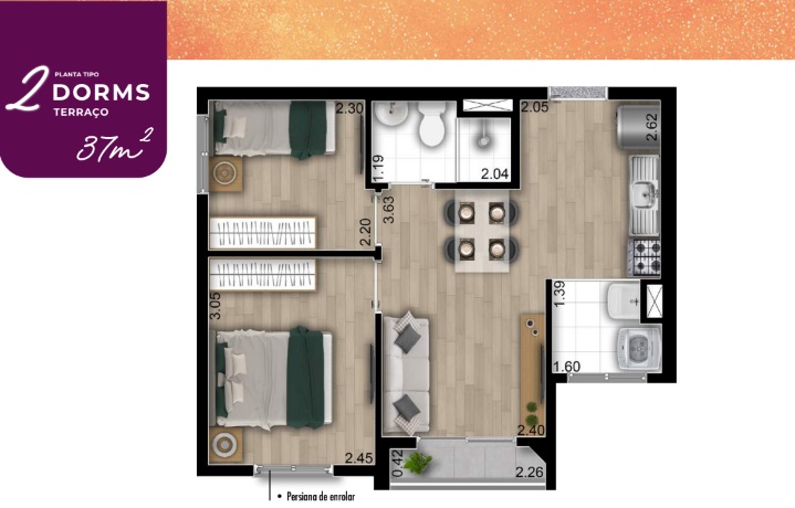 Imagem Apartamento com 2 Quartos à Venda, 37 m²em Jardim da Pedreira - São Paulo