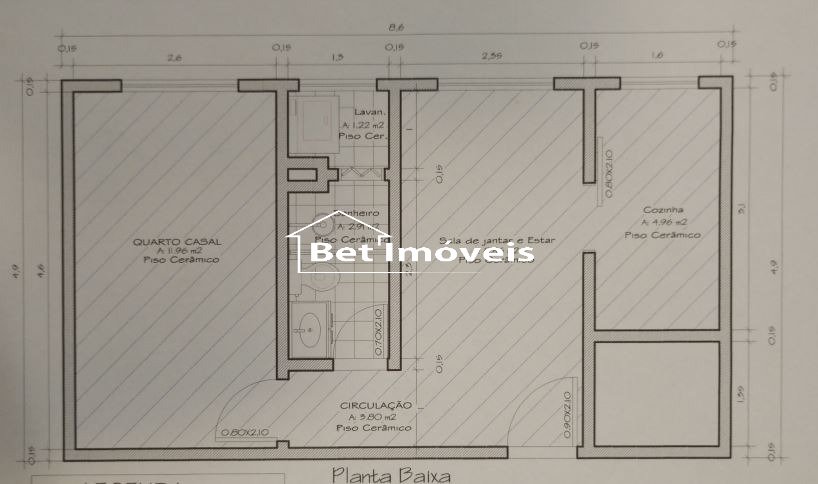 Imagem Apartamento com 1 Quarto à Venda, 43 m²em Centro - São Leopoldo